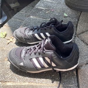 Adidas black cleats; very good condition size 7.5